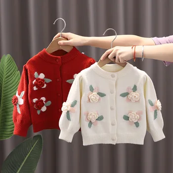 Fete Pulovere Paltoane 2023 Primavara Toamna Pentru Copii De Lână Jachete Tricotate Pentru Copii De La 1 La 5 Ani Copii Vechi De Îmbrăcăminte Exterioară Topuri Haine