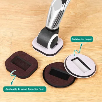 Scaun de birou Roata Dop de Mobilier Caster Cupe Parchet Protectori Anti Vibrații Pad Scaun cu Role Picioare Anti-alunecare Mat