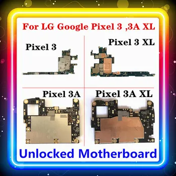 pentru LG Google Pixel 3,3 O Placa de baza XL 100% Înlocuit Original Curat Placa de baza Cu Deplină Chips-uri de sistem de OPERARE Android Instalat Logica Bord