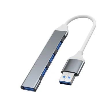 Hub USB 3.0 Tip C 3.1 4 Port Multi Splitter Adaptor OTG Pentru Xiaomi, Lenovo Macbook Pro 13 15 Air Pro PC USB