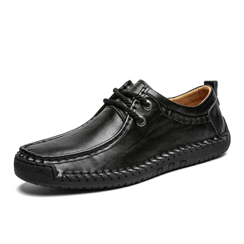 Noul mari de piele barbati pantofi dantela-up platforma adidași la modă business casual pantofi sport barbati pantofi vulcanizat