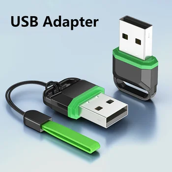 Adaptor USB Wireless Bluetooth-Compatibil 5.1 Plug and Play Receptor Transmițător Driver-gratuit Dongle pentru Difuzor/Mouse/Casti