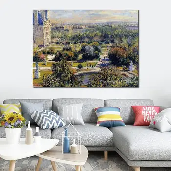 Galerie De Arta Online La Tulleries Claude Monet Peisaj Tablouri Pictate Manual De Înaltă Calitate