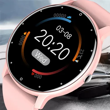 2022New Ultra-subțire Ceas Inteligent Femei Full Touch Screen Sport Fitness Inima Rata de Ceas IP67 rezistent la apa Pentru Android ios Smartwatch
