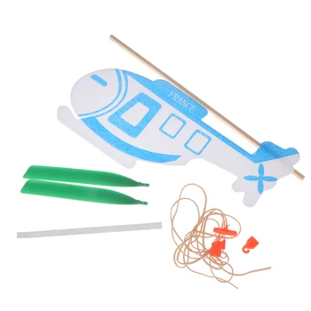 DIY Planor Tehnologia de Producție Mici, asamblate manual Copii de Mână-a aruncat de Aeronave Model de Planor, Elicopter, Jucarii Educative
