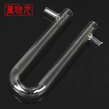 20 * 200 mm tub în formă de U cu ramura de uscare tub în formă de U-tub de sticla echipamente de predare