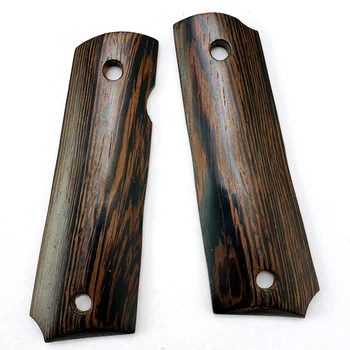 1 Pereche Naturale, lemn de Trandafir Ocupa de Patch-uri DIY Anti-Alunecare Wenge din Lemn Texturat Prindere gol Cântare plăci de Material Pentru 911 Mânere Modele
