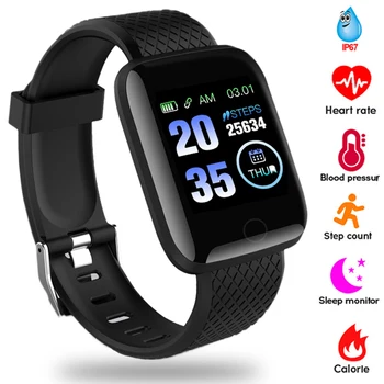 2020 Ceas Inteligent Femei Bărbați Smartwatch Pentru Apple IOS, Android Electronice Inteligente de Fitness Tracker Cu Curea Silicon Sport Ceasuri