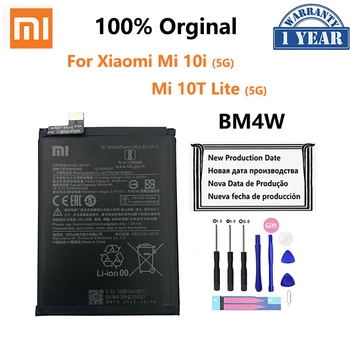 100% Original BM4W 4820mAh Bateria Telefonului Pentru Xiaomi Mi 10i 10T Lite Mi10i 10TLite 5G Telefon Mobil Înlocuirea Bateriilor Bateria