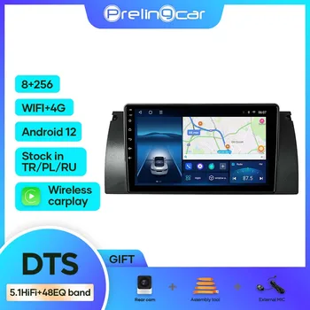 Android 12.0 Pentru BMW X5 E39 E53 1996-2004 Monitor Auto Carplay RDS GPS Construit 2din Radio Player 5.1 DTS Multimedia