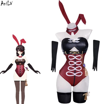 AniLV 2023 Noi Genshin Impact Beidou Bodysuit Costum De Baie Unifrom Fata Bunny Costume, Costume De Baie, Costume De Cosplay