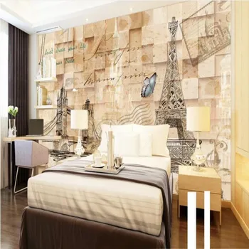 wellyu Personalizate picturi murale de mari dimensiuni Europene Retro TV de perete tapet non - țesute monitorului papel de parede para quarto