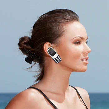 Mafam Mini Telefon Mobil Căști Bluetooth MP3 Changer Voce BT Dialer Reduse de Radiații de Înregistrare de Apel Dual SIM Mici Telefoane mobile