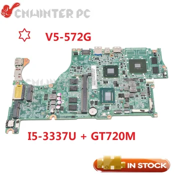 NOKOTION NBMA311003 NB.MA311.003 placa de baza Pentru Acer Aspire V5-572 Laptop Placa de baza DA0ZQKMB8E0 Geforce GT720M SR0XL I5-3337U