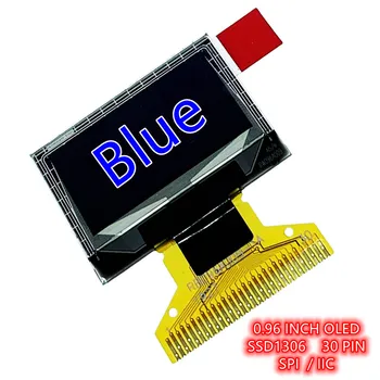 alb albastru galben albastru 0.96 inch 30PIN Ecran OLED SSD1306 Conduce IC 128*64 Parraller 3/4 sârmă SPI I2C UG-2864HSWEG01