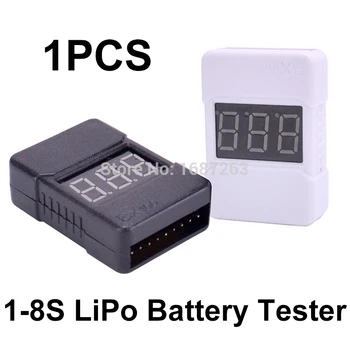 BX100 3.7-30V 1-8S LiPo, Li-po/ion/Fe Baterie Tester de Tensiune / Joasă Tensiune Alarmă Buzzer / Tensiunea Bateriei Checker