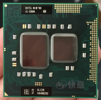 Intel Core i5-580M i5 580M SLC28 2.6 GHz Dual-Core, Quad-Thread CPU Procesor 3W 35W Soclu G1 / rPGA988A