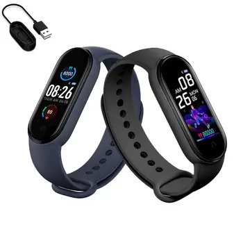 M5 Ceas Inteligent Bărbați Femei Rata de Inima Monitorizarea Tensiunii Arteriale Tracker de Fitness Smartwatch Banda de 5 Ceas Sport pentru IOS Android