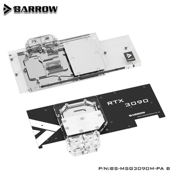 BARROW Activă a Apei de Răcire Bloc folosi pentru MSI 3090 3080 TI RTX JOCURI X,TRIO 10G 24G GPU card Cu Backplate 5V BS-MSG3090M-PA B