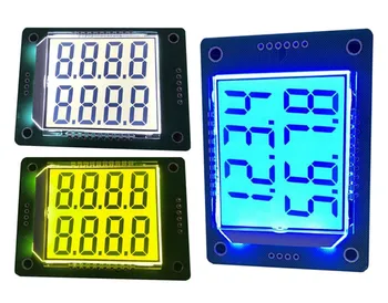 20PIN HTN Pozitiv Rând Dublu De 4 Cifre Segment Panou LCD Modul Ultra-temperatura Industriale Display PCF8576DT IC Interfata I2C