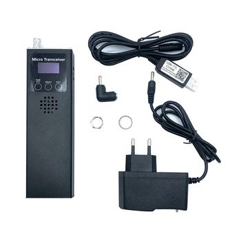 USDX ULTRA SOT POTA Radio de Buzunar 4 Benzi Negre 10/15/20/40M HF SSB Transceiver QRP Compatibil Cu QCX-SSB UE Plug