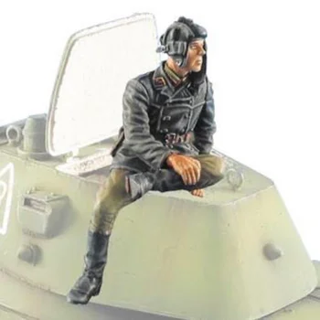 1/35 Scară de Rășină Figura Kit Model de Tanc Sovietic GK Statuie Neasamblate și Nevopsite Micro Scena Layout Jucarii