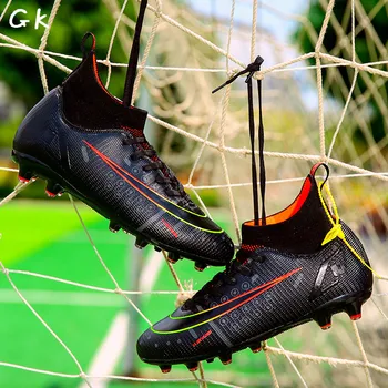 Bărbați Ghete de Fotbal, Pantofi de Moda High-Top Miriapode Fotbal Cizme Lungi/Scurte Prezoanele TF/FG Confort Formare Athletic Adidași
