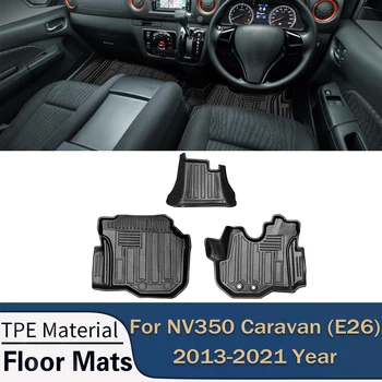 Pentru Nissan NV350 Caravana E26 2013-2021 Masina RHD Toate-Vreme Covorașe Inodor Pad rezistent la apa Tava Mat Accesorii de Interior