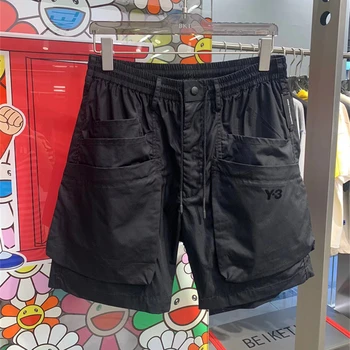 Yohji Yamamoto SS22 Tendință Întuneric Salopete Pantaloni Barbati Casual Pantaloni de Plajă