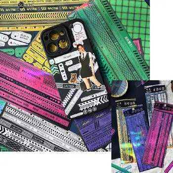 2 buc Inima de Alertă Linie Autocolant Decor Scrapbooking Rama Foto Idol Card DIY Guka Jurnal Album Jurnalul Kawaii Papetărie