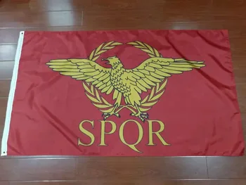 90*150cm SPQR Imperiul Roman Senatul și Poporul Romei Pavilion