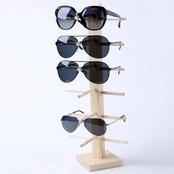 Cald mai Multe Straturi de Lemn ochelari de soare Rafturi de Afișare Raft Ochelari Show Stand de Bijuterii-Suport pentru mai Multe Perechi de Ochelari Vitrina Femei