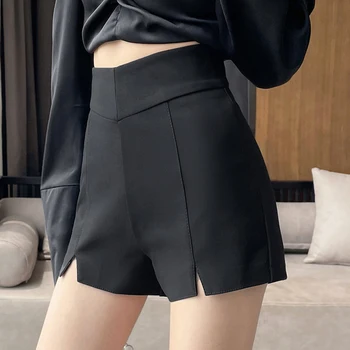 Noua Moda Casual Kawaii Sexy Negru de Înaltă Talie pantaloni Scurți pentru Femei Haine de Femeie, OL Vara Îmbrăcăminte Doamnelor Pantaloni