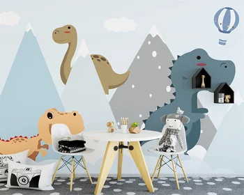 beibehang Personalizate moderne papier peint dormitor, camera de zi dinozaur cameră pentru copii de trei-dimensional tapet de fundal