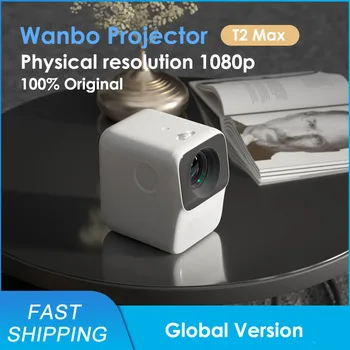 Versiune globală Wanbo T2 MAX Proiector LED Proiector Portabil 1920*1080P Vertical Keystone Correction Pentru Home Theater Proiector