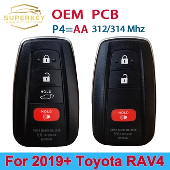 SUPERKEY OEM Pentru 2018 2019 2020 2021 Toyota RAV4 Cheie Inteligentă Pentru statele UNITE ale americii, Brazilia Piață 8990H-0R030 HYQ14FBC 312/314 MHZ 8A Chip P4=AA