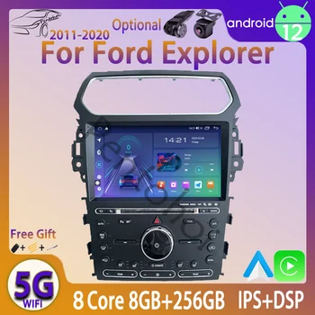 Pentohoi Radio Auto Android 12 Pentru Ford Explorer 2011-2020 Player Multimedia Navigare Carplay Șef Unitate De Difuzoare Stereo Audio
