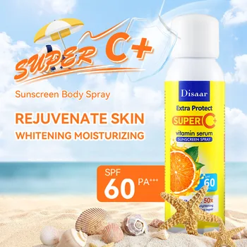 160ML Impermeabil Albire Esența Vitamina protecție Solară Spray de Corp Gât Hidratare Hidratare Anti Protectie UV pentru Îngrijirea Pielii