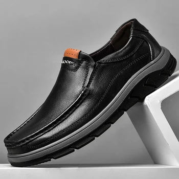 Barbati pantofi de piele 2021 primăvara oameni de afaceri casual din piele pantofi de piele de sex masculin mocasini de afaceri formale pantofi
