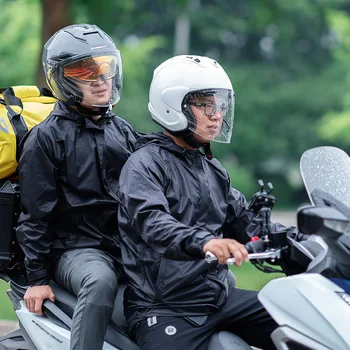 Motocicleta pelerina de ploaie pantaloni set bărbați split motocicleta impermeabil furtuna full-corp rezistent la apa de echitatie ploaie poncho