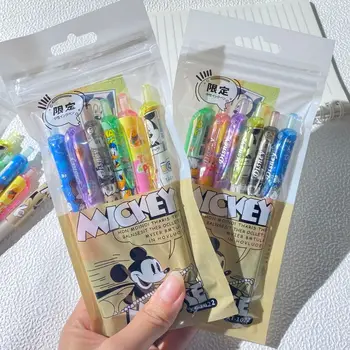 Pen-Uri Anime Vânt Neutru Pen Negru de Presă Pen 0.5 mm Neted Birou Examen Set Creativ Papetărie Drăguț Apăsați Neutru Pen