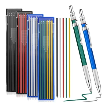 2 Buc Sudori Creion Creioane Mecanice Cu 48 BUC Rotund Rezerve Pentru Tub Conducta de Instalator Sudor
