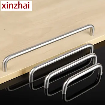 De Bucătărie Din Oțel Inoxidabil Cabinet Mânere U Tip Solid Dulap Dulap Ușă Trage Butoane Sertar Mobilier Hardware