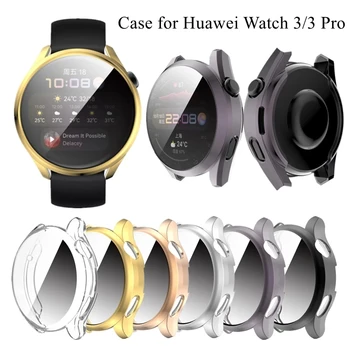 100pc Ecran Protector Caz Pentru Huawei Watch 3/ 3 Pro Protector Colorat TPU Caz Acoperire Pentru Huawei Watch 3 46mm Ceas 3 Pro 48mm