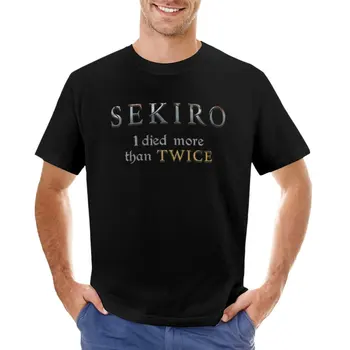 Sekiro - am murit mai mult de două ori Tricou personalizat tricou pisica tricouri Estetice îmbrăcăminte kawaii haine Barbati bumbac t-shirt