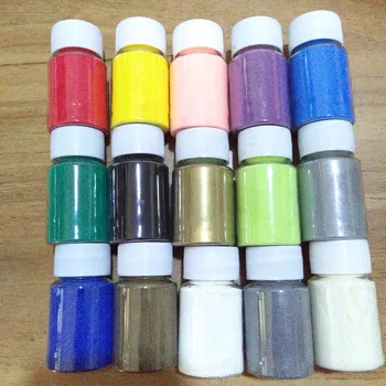 10 ml/flacon 15 culori de relief pulbere manual DIY speciale, Vopsea ștampilă pentru scrapbooking instrumente