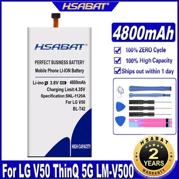 HSABAT BL-T42 4800mAh Sus Capacitate Baterie pentru LG V50 ThinQ 5G LM-V500 V500N V500EM v500xm Telefon Inteligent Baterii