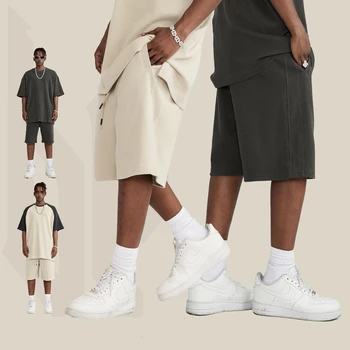 Tineret Coduri Vafe Plasă De Fitness Urmări Supradimensionat Pantaloni Scurți Bărbați Kanye West Vintage Sport Harem Gotic Pantaloni Femei Streetwear Noi