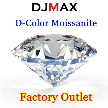 DJMAX Certificat Moissanite Pietre desprinse Real D VVS1 Culoare Pietre semipretioase Bijuterii Accesorii Laborator Crescut cu Diamante en-Gros Moissanta