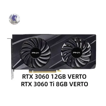 PNY RTX 3060 12GB RTX 3060 Ti 8GB GPU placa Video NVIDIA GeForce RTX3060Ti 8GB Jocuri plăci Grafice Desktop PCI Express 4.0 x 16